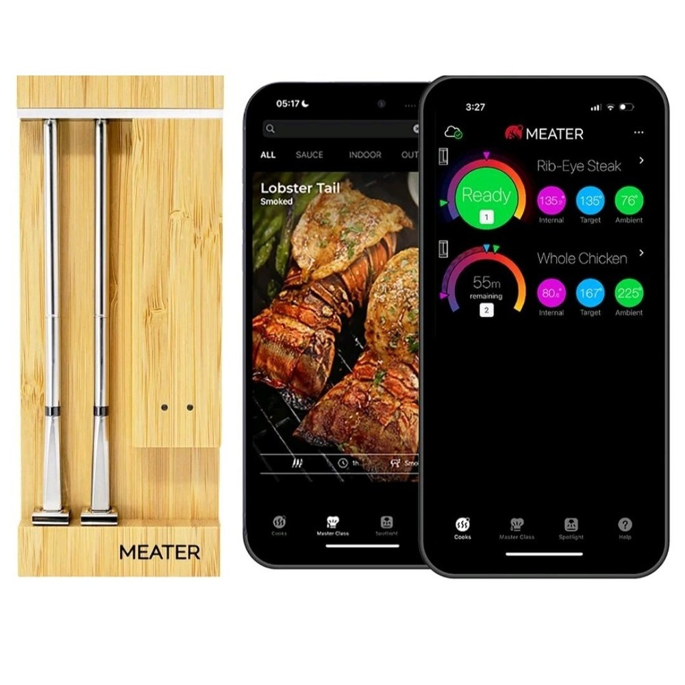MEATER PRO DUO WIFI SMART MEAT THERMOMETER 1000°F AMBIENT MAX TEMP